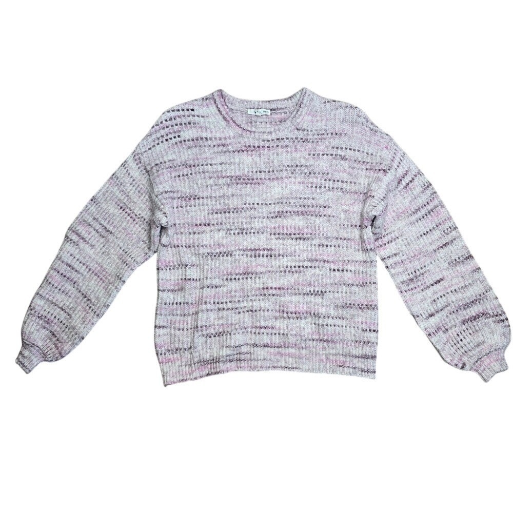 Splendid Collection Women's Knit Sweater Size S Multicolored Balloon Sleeve